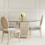 Стол обеденный круглый на зеркальном основании Spectacular Table варинант исполнения - 1 | Loft Concept в Кирове