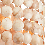 Люстра с каскадом из круглых декоративных элементов Texture Discs варинант исполнения - 1 | Loft Concept в Кирове