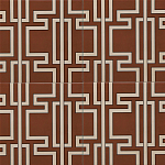 Дизайнерская плитка с узором Лабиринт варинант исполнения - 1 | Loft Concept в Кирове