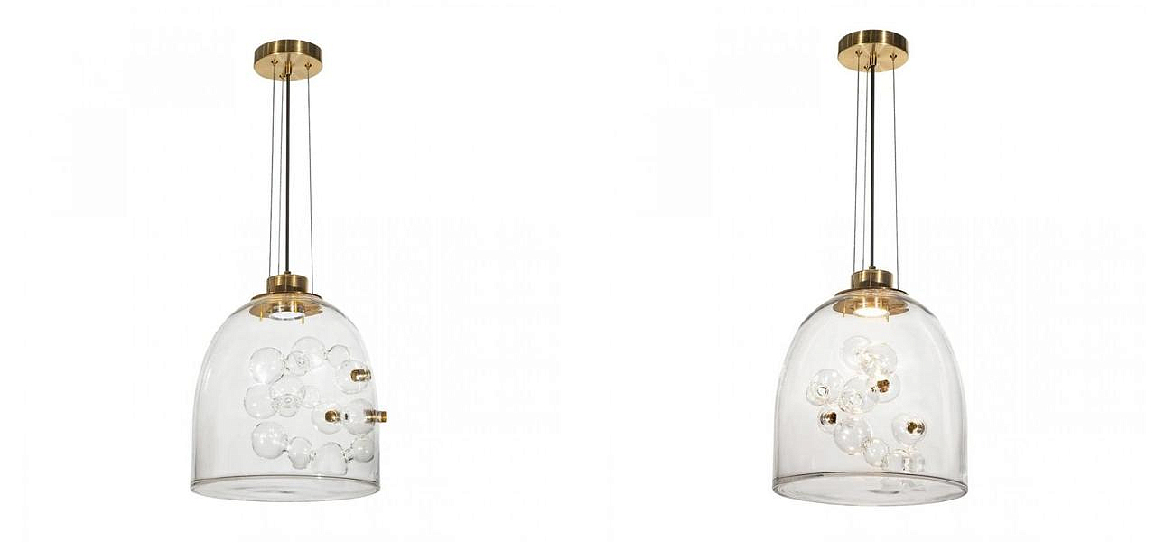 Подвесной светильник Lamps Inside Bubbles side bell Подвесной светильник Lamps Inside Bubbles side bell - Loft-Concept в Кирове