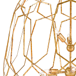 Люстра овальная с переплетенными ромбами Large Scale Artwork варинант исполнения - 1 | Loft Concept в Кирове