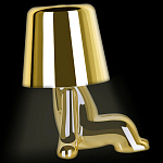 Настольная лампа фигурная цвета золото с гладким абажуром Высота 16 см Sophia варинант исполнения - 5 | Loft Concept в Кирове