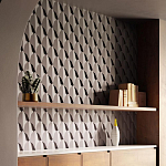 Гипсовая 3D Панель DRAGON SCALE - C варинант исполнения - 1 | Loft Concept в Кирове