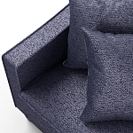 Мебельная ткань Шенилл синий цвет 138 см T4-33 варинант исполнения - 2 | Loft Concept в Кирове