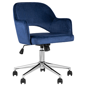 Кресло для компьютерного стола Veloury Blue
