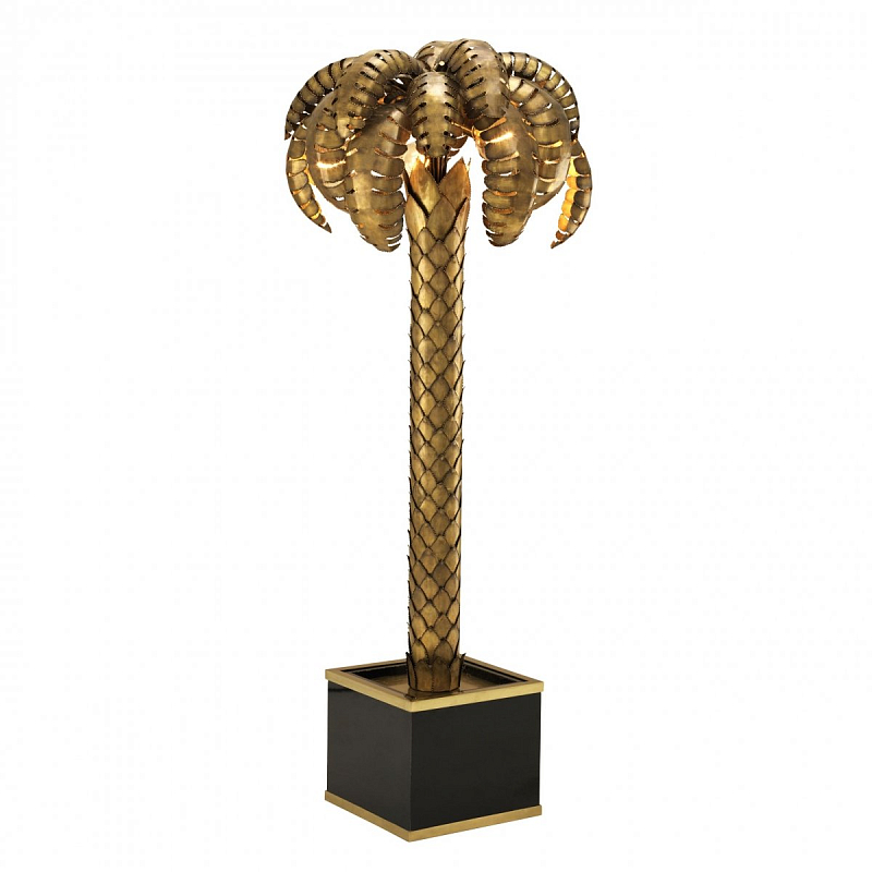 Торшер Eichholtz Floor Lamp Palm Tree Латунь Торшер Eichholtz Floor Lamp Palm Tree Латунь в Кирове | Loft Concept