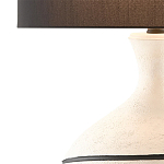 Настольная лампа фактурная с черными круговыми линиями на корпусе Recess варинант исполнения - 1 | Loft Concept в Кирове