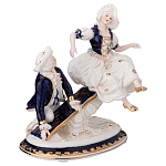 Статуэтка фарфоровая Влюбленная пара Charming Statuette варинант исполнения - 1 | Loft Concept в Кирове