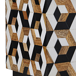 Настольная лампа с фигурным узором и трапециевидным абажуром Сonundrum варинант исполнения - 1 | Loft Concept в Кирове