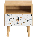 Прикроватная тумба с изображением на ящике Elise Nightstand варинант исполнения - 14 | Loft Concept в Кирове