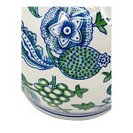 Ваза фигурная с сине-зелеными узорами распустившихся цветов Blossoming Spring варинант исполнения - 3 | Loft Concept в Кирове