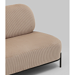 Диван Стоун велюр рельефный бежевый варинант исполнения - 3 | Loft Concept в Кирове