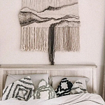 Панно Современный Гобелен ручная работа Туманное Утро варинант исполнения - 4 | Loft Concept в Кирове