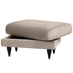 Мягкий пуф на деревянных ножках Garner Pouf варинант исполнения - 4 | Loft Concept в Кирове