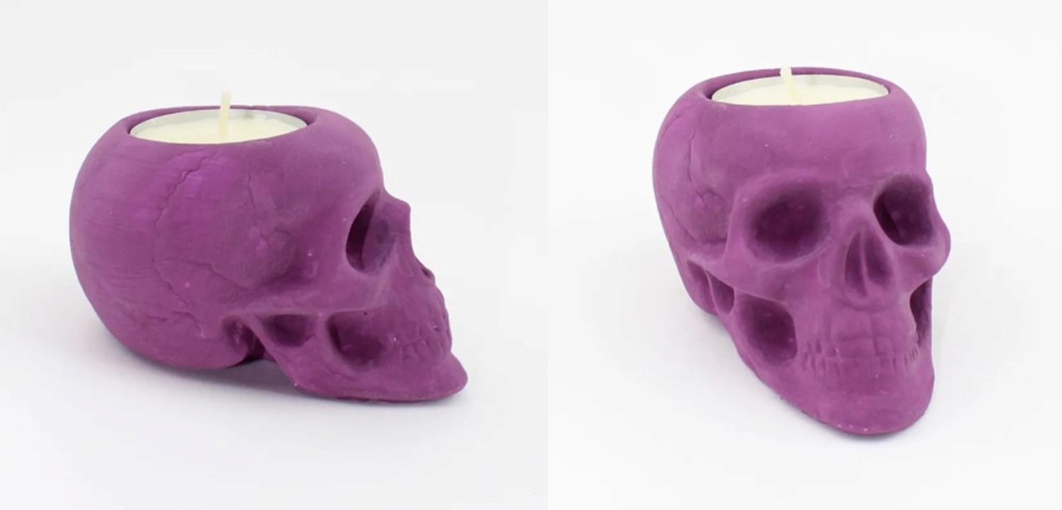 Подсвечник Purple Skull - Loft-Concept в Кирове