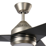 Люстра с вентилятором с черными лопастями Kichler варинант исполнения - 2 | Loft Concept в Кирове