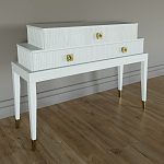 Премиальная Консоль с тремя ящиками Elsa Dreams White варинант исполнения - 1 | Loft Concept в Кирове