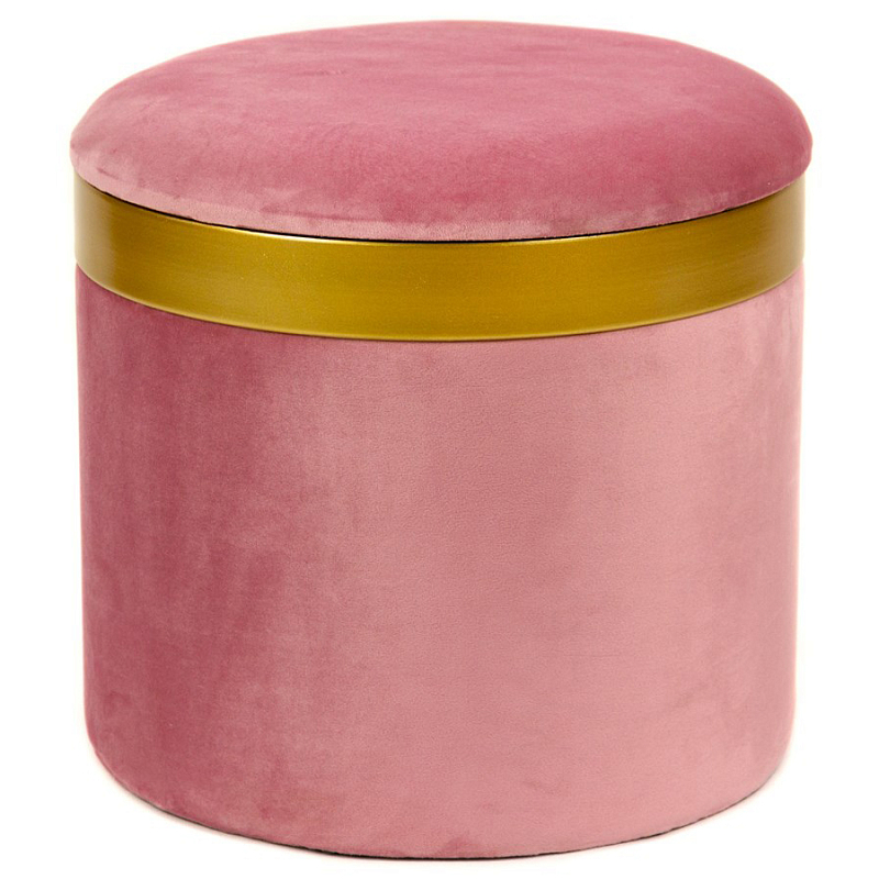 Пуф Feminine Pink Розовый (Rose) Золотой Пуф Feminine Pink Розовый (Rose) Золотой в Кирове | Loft Concept