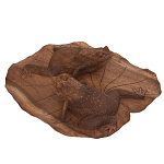 Статуэтка деревянная в виде лягушек Pair of Frogs варинант исполнения - 1 | Loft Concept в Кирове