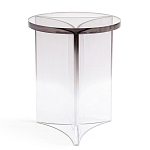 Стол журнальный круглый Acrylic Аether Smoke варинант исполнения - 3 | Loft Concept в Кирове