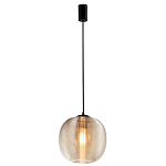 Подвесной светильник со стеклянным рельефным плафоном хром Perforated Glass 25 варинант исполнения - 2 | Loft Concept в Кирове