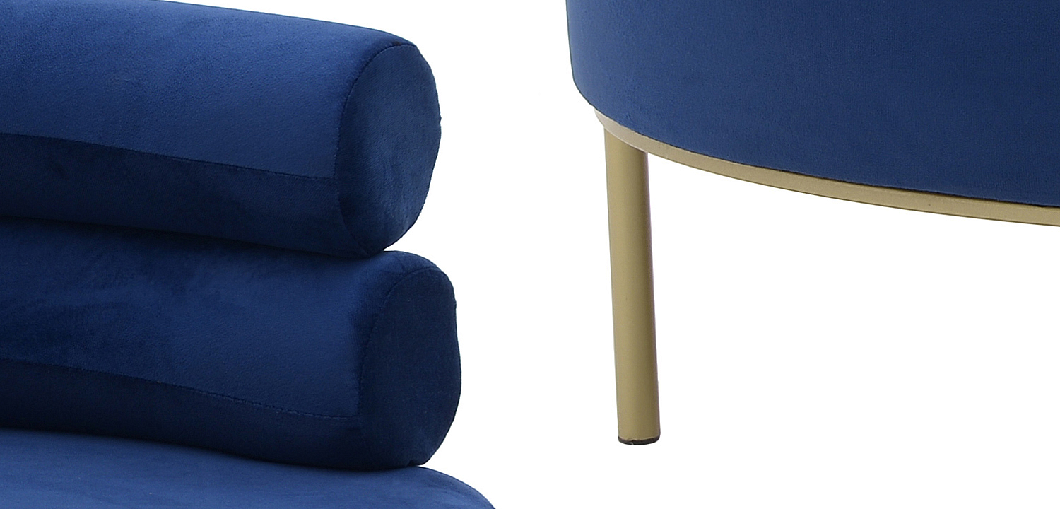 Кушетка Fening Lounge Sapphire Blue Кушетка Fening Lounge Sapphire Blue - Loft-Concept в Кирове