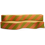 Дизайнерский модульный диван волнистой формы с цветным принтом Poltronova Superonda Sofa варинант исполнения - 4 | Loft Concept в Кирове