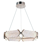 Люстра кольцевая с текстурным природным рисунком IceFlame варинант исполнения - 8 | Loft Concept в Кирове