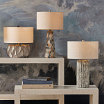 Настольная лампа с каркасом с состаренным эффектом Ancient Column варинант исполнения - 4 | Loft Concept в Кирове