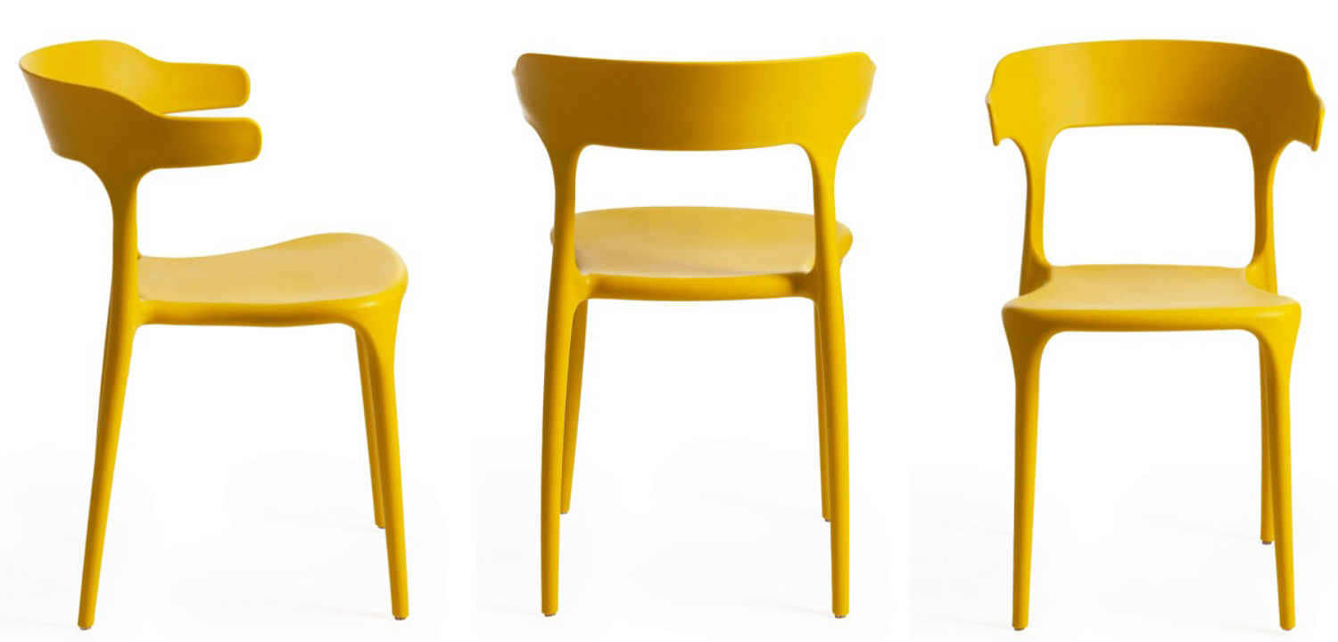 Стул Joris Yellow Plastic Стул Joris Yellow Plastic - Loft-Concept в Кирове