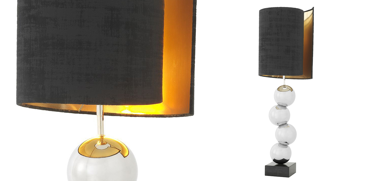 Настольная лампа Eichholtz Table Lamp Aerion Nickel Настольная лампа Eichholtz Table Lamp Aerion Nickel - Loft-Concept в Кирове