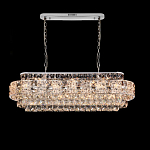 Люстра овальной формы хрустальная в неоклассическом стиле Majesty варинант исполнения - 4 | Loft Concept в Кирове