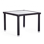 Обеденный комплект из искуственного ротанга Vintara черный варинант исполнения - 11 | Loft Concept в Кирове