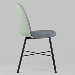 Стул из прочного пластика на металлическом основании Anora Green  варинант исполнения - 3 | Loft Concept в Кирове