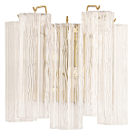 Бра с вертикальными стеклянными подвесками Hexagon Tube Light варинант исполнения - 1 | Loft Concept в Кирове