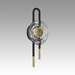 Бра с черным основанием и золотистым декором Bruno варинант исполнения - 3 | Loft Concept в Кирове