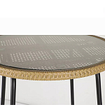 Барный столик с круглой плетеной столешницей Wicker Table Top варинант исполнения - 5 | Loft Concept в Кирове