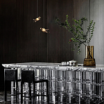 Подвесной светильник с прозрачной стеклянной птичкой Serip Voa варинант исполнения - 9 | Loft Concept в Кирове