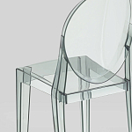 Прозрачный стул с серым оттенком LOUIS GHOST CHAIR варинант исполнения - 6 | Loft Concept в Кирове