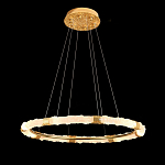 Люстра в форме кольца с золотым декором Warm Heavenly Light варинант исполнения - 9 | Loft Concept в Кирове