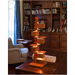 Торшер с каркасом из множества полок Links варинант исполнения - 4 | Loft Concept в Кирове