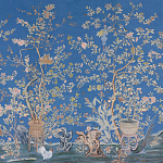 Обои ручная роспись Houghton Canton Blue варинант исполнения - 2 | Loft Concept в Кирове