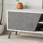 ТВ-тумба с 3-мя дверцами и полками Grey Albe TV Stand варинант исполнения - 5 | Loft Concept в Кирове