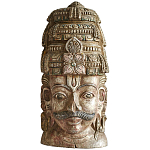 Арт-объект на стену Маска из массива акации Acacia Mask варинант исполнения - 3 | Loft Concept в Кирове