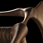 Стул из Ореха с плетеным сидением Kronos Dining Chair Brown варинант исполнения - 2 | Loft Concept в Кирове