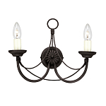 Бра черного цвета с лампой в форме свечи Elstead Lighting варинант исполнения - 4 | Loft Concept в Кирове