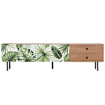 Длинная ТВ-тумба с принтом на ящиках Elise TV Stand варинант исполнения - 2 | Loft Concept в Кирове