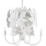 Люстра белая в виде цветков шиповника White Rosehip Flower варинант исполнения - 2 | Loft Concept в Кирове