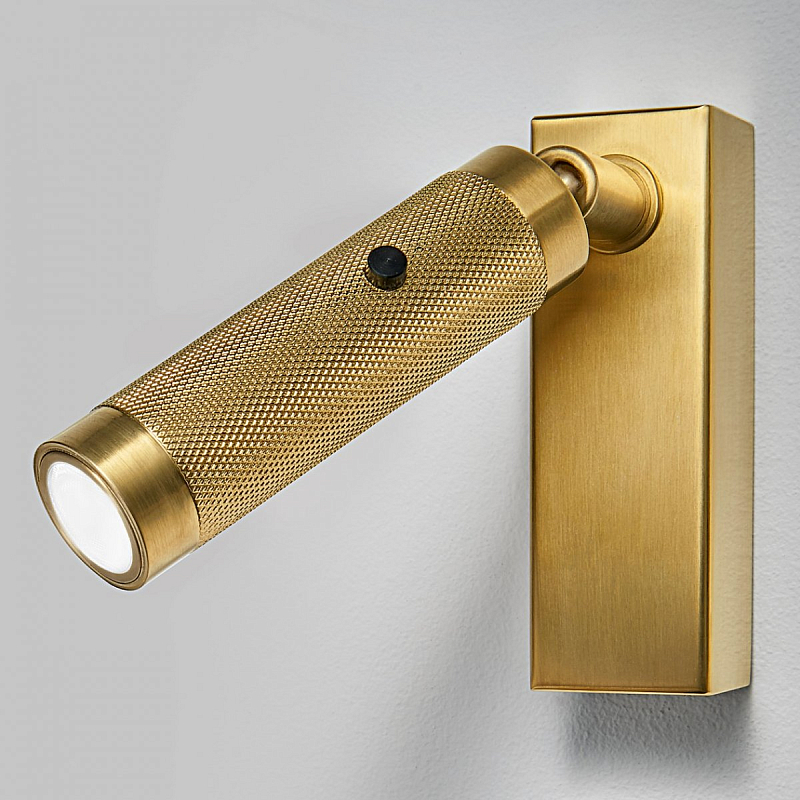 Бра Chelsom WALL LED KNURL BRASS Латунь Бра Chelsom WALL LED KNURL BRASS Латунь в Кирове | Loft Concept