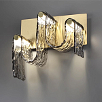 Бра волнистой формы из фактурного стекла Big Wave варинант исполнения - 3 | Loft Concept в Кирове